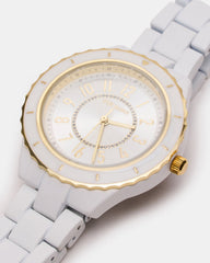 WOMEN'S STAINLESS STEEL WATCH White Women's Watch | Steve Madden outlet