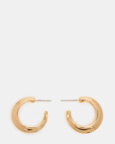 SMALL HOOP EARRINGS GOLD Women's Chubby Small Hoop Earrings | Steve Madden Sale