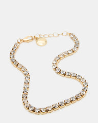 2-PIECE RHINESTONE CHAIN ANKLET SET Women's Pearl Embellished ChaiN Anklet Set | Steve Madden US