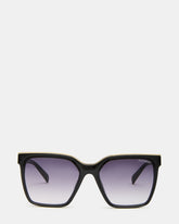 AXTON Black/Gold Opaque Shiny Gold Smoke Gradient Lens Sunglasses | Steve Madden discount