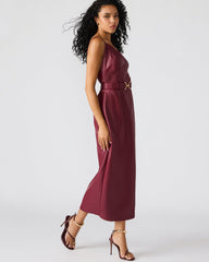 KAILEY Cordovan Faux Leather Sleeveless Midi Women's Dress | Steve Madden near me