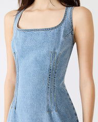 NOELLE Forever Blue Denim Mini Women's Dress | Steve Madden Sale