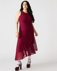 LANEY Red Women's Sleeveless Flowy Dress | Steve Madden for Sale