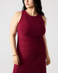 LANEY Red Women's Sleeveless Flowy Dress | Steve Madden for Sale