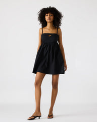 MEADOW Black Mini Cut-Out Flowy Dress | Steve Madden Sale