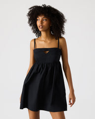 MEADOW Black Mini Cut-Out Flowy Dress | Steve Madden Sale