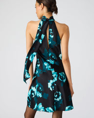 LARA Deco Rose Halter Mini Floral Print Women's Dress | Steve Madden near me