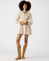 ARIA Taupe Women's Button-Up Mini Dress | Steve Madden online