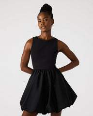 PALERMO Black Women's Mini Bubble-Hem Dress | Steve Madden discount