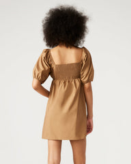 INARA Dress Beige | Women's Puff Sleeve Mini Dress | Steve Madden outlet