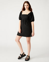 INARA Dress Black | Women's Puff Sleeve Mini Dress | Steve Madden for Sale