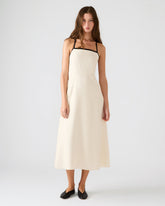 RIYAN Natural Women's Flowy Strappy Crossback Maxi Dress | Steve Madden near me