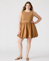 PALERMO Camel Women's Mini Bubble-Hem Dress | Steve Madden near me