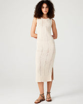 AMIRAH Sweater Dress Beige | Women's Knit Bodycon Dresses | Steve Madden on Sale