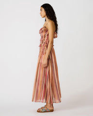 SHILLOH Stripe Multi Sleeveless Ruffle Women's Top | Steve Madden outlet