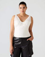 ADDISYN Antique V-neck Sleeveless Mesh Women's Top | Steve Madden online