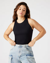 NICO Black Women's Contour Stretch Bodysuit | Steve Madden outlet