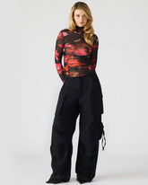 DUO Black Women's Utility Cargo Pants | Steve Madden on Sale