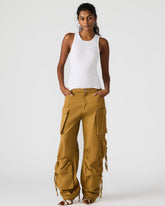 DUO Khaki Women's Utility Cargo Pants | Steve Madden US