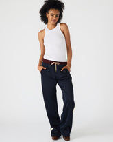 DAISY Midnight Athletic Tie-Front Matching Set Women's Pants | Steve Madden for Sale