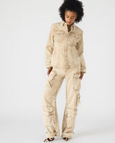 DUO Cafe Au Lait Women's Utility Cargo Pants | Steve Madden discount
