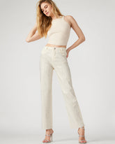 JESSE White Women's Rhinestone Studded Jeans | Steve Madden on Sale