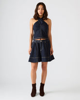 SLOAN Ink Denim Flowy Mini Women's Skirt | Steve Madden near me