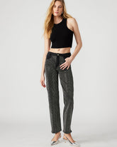 JESSE Black Women's Rhinestone Studded Jeans | Steve Madden Sale