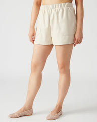 FAUX THE RECORD Short Bone | Women's Faux Leather Short | Steve Madden for Sale