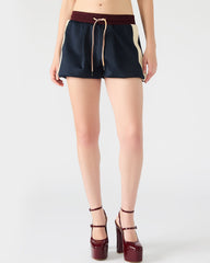 DAISY Midnight Athletic Tie-Front Matching Set Women's Shorts | Steve Madden outlet