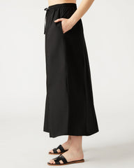 SUNNY Skirt Black | Women's A-Line Maxi Skirt | Steve Madden US