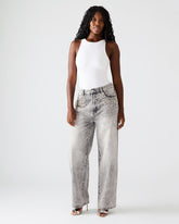 ERAS Fog Rhinestone Embellised Straight-Leg Denim Women's Jeans | Steve Madden Sale