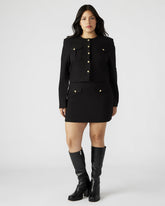 LORDE Skirt Black | Women's Mini Skirt | Steve Madden US