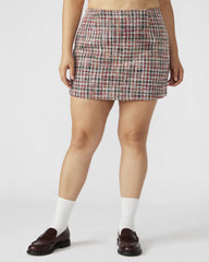 MATTEA Skirt Red Multi | Women's Speckled Mini Skirt | Steve Madden near me