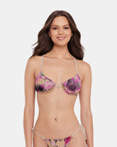 SUPER BLOOM MULTI BIKINI TOP Underwire Pearl Women's Bikini Top | Steve Madden US