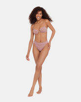 CHEVRON SHINE BIKINI BOTTOM Purple Women's Bikini Bottoms | Steve Madden online