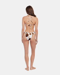 HIDEOUT BIKINI BOTTOM Cow Print Cheeky Women's Bikini Bottom | Steve Madden US
