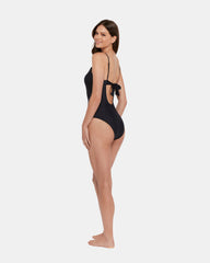 SLEEK 'N CHIC ONE PIECE SWIMSUIT Black Women's One-Piece Swimsuit | Steve Madden online