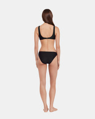 SLEEK 'N CHIC BIKINI TOP BLACK Women's Bikini Top | Steve Madden discount