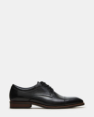 HASEN Black Leather Men's Lace-Up Dress Shoe | Steve Madden near me