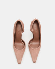 ELEGANT Mocha Ruched Pointed-Toe Stiletto Pump Women's Heel | Steve Madden for Sale