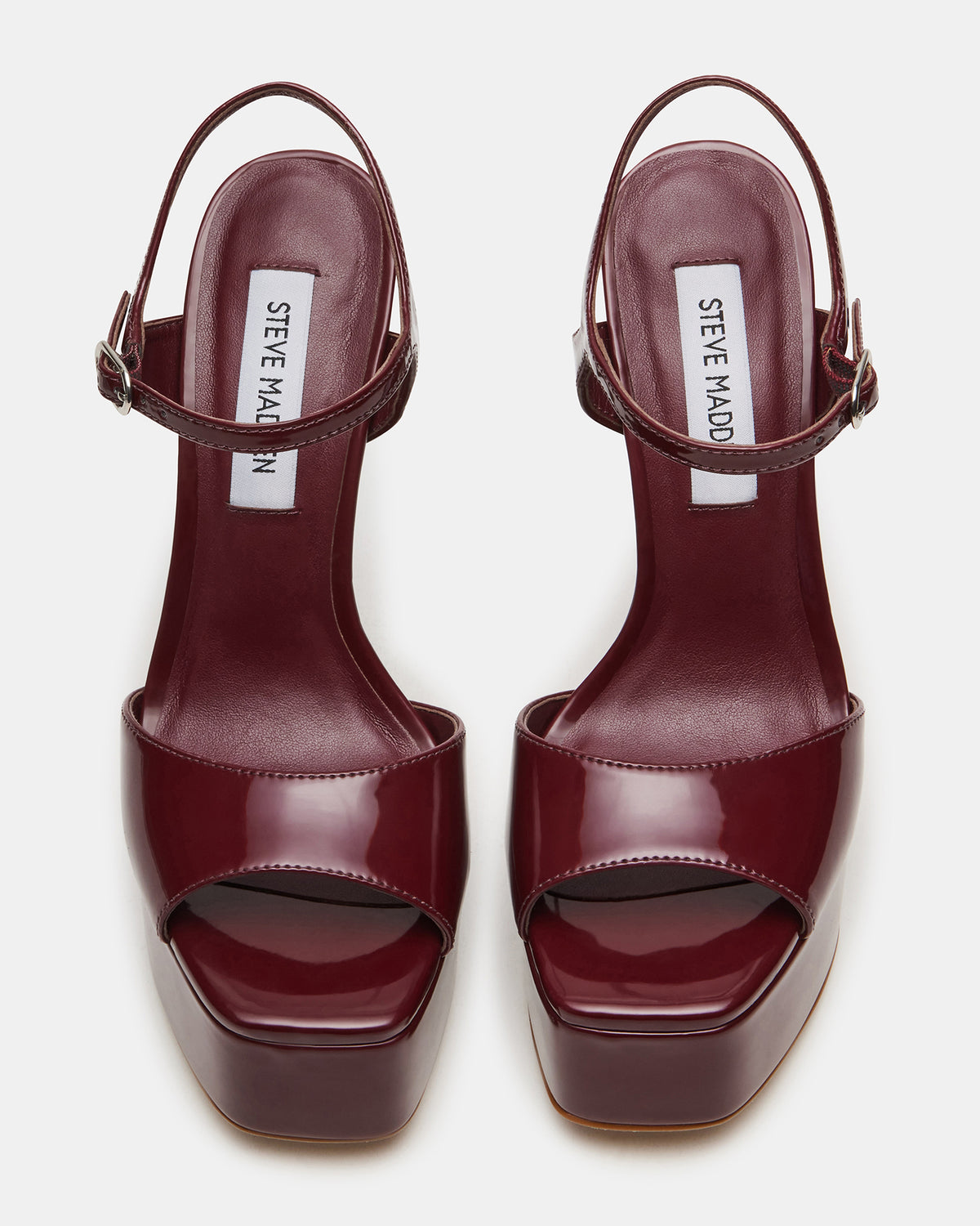 COLOGNE Wine Patent Platform Stiletto Women's Heel | Steve Madden US