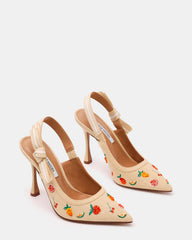 BRI Raffia Fruit Multi Slingback Pump Women's Heel | Steve Madden near me