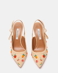 BRI Raffia Fruit Multi Slingback Pump Women's Heel | Steve Madden near me