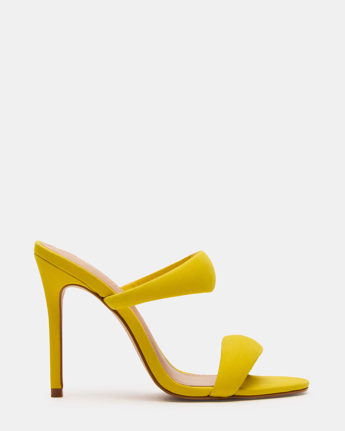SATURN Yellow Stiletto Mule Women's Heel | Steve Madden discount
