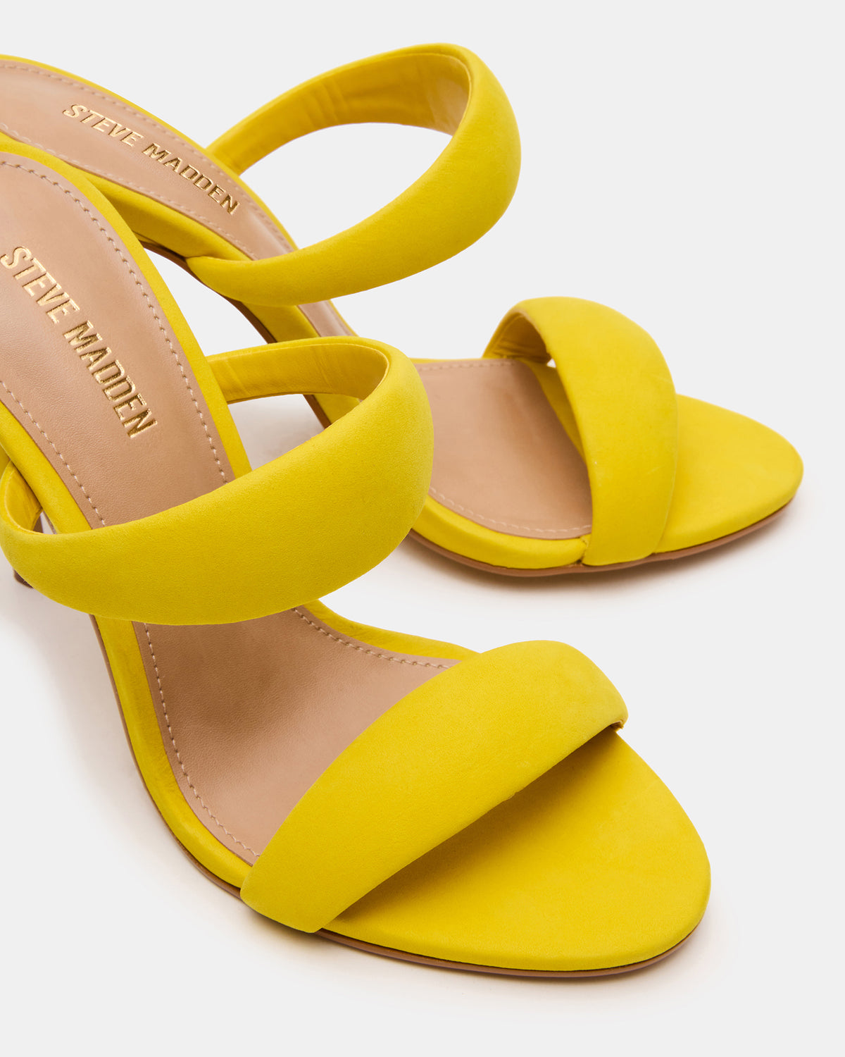 SATURN Yellow Stiletto Mule Women's Heel | Steve Madden discount