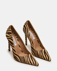 NOIR Tiger Pointed-Toe Stiletto Pump Women's Heels | Steve Madden on Sale
