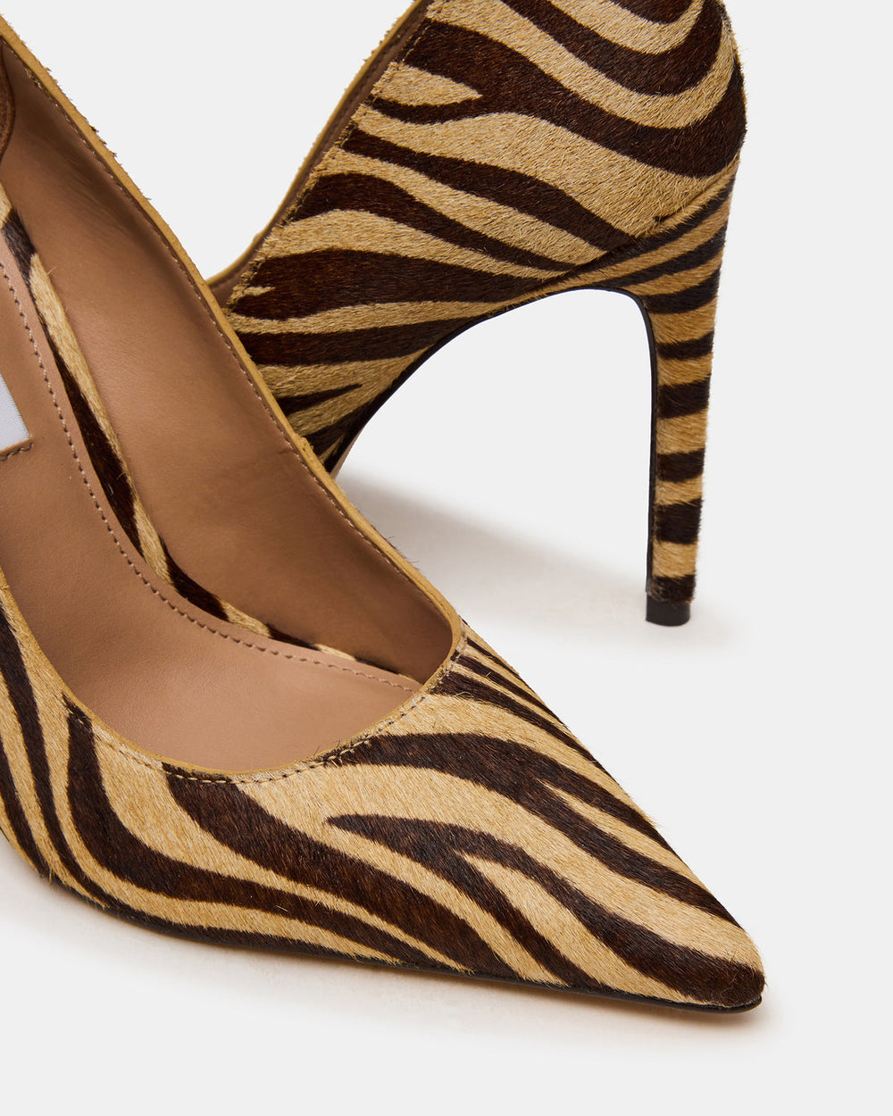 NOIR Tiger Pointed-Toe Stiletto Pump Women's Heels | Steve Madden on Sale