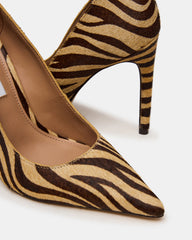 NOIR Tiger Pointed-Toe Stiletto Pump Women's Heels | Steve Madden on Sale