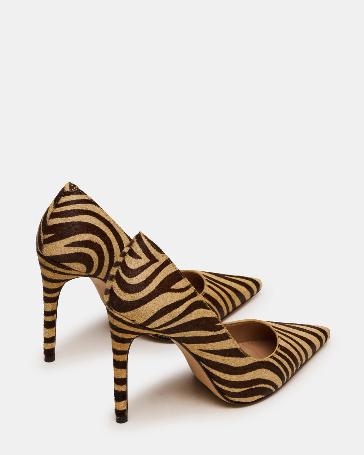 NOIR Tiger Pointed-Toe Stiletto Pump Women's Heels | Steve Madden on Sale